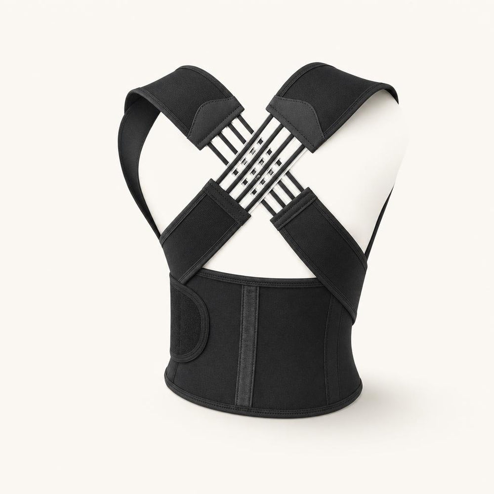Corrector de Postura Ajustable – Soporte de Espalda y Lumbar