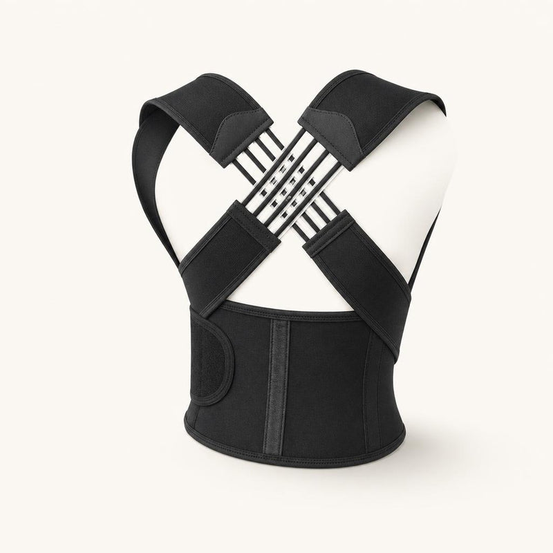 Corrector de Postura Ajustable – Soporte de Espalda y Lumbar