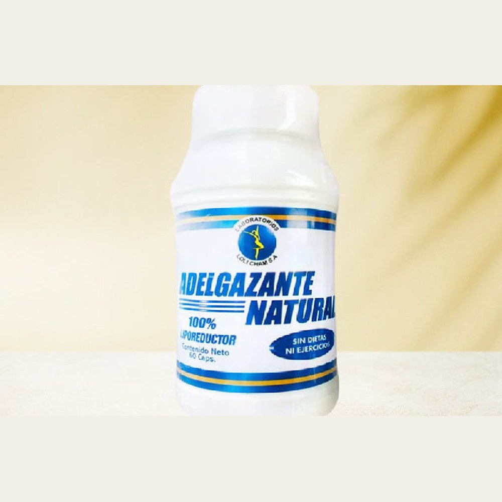 Frasco de Adelgazante Natural, 60 cápsulas